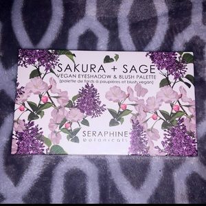 Sakura and Sage Vegan eyeshadow and blush pallete
